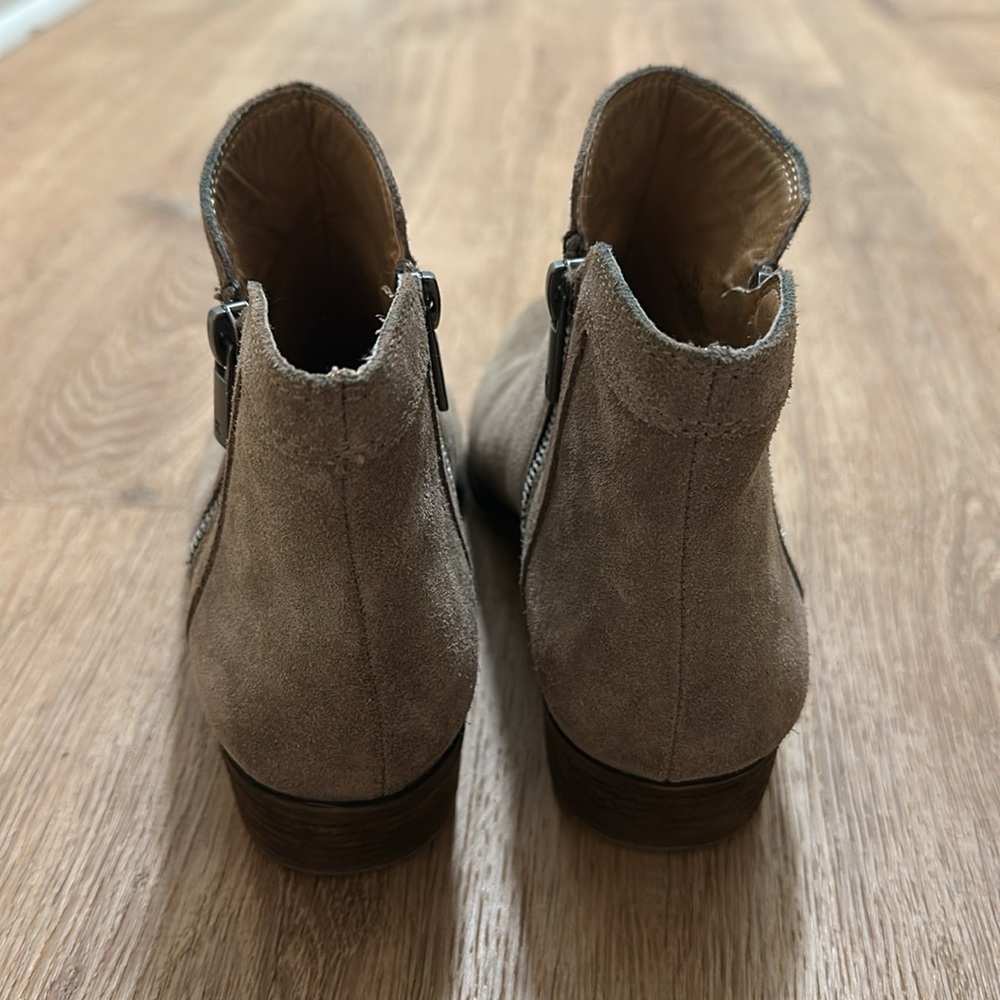 LUCKY BRAND | LK Breah Tan Leather Ankle Boots Bootie - Picture 4 of 5